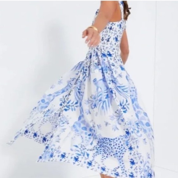 NWT Painted Safari Vita Dress TUCKERNUCK X LOULOU BAKER - Picture 5 of 8